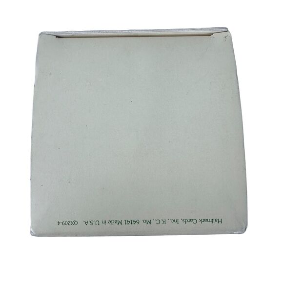 Hallmark Satin Ornament Teacher Dated 1980 Vintage Unbreakable Round Christmas - Picture 8 of 15